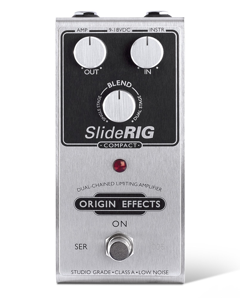 SlideRIG Compact SR-C Studio Style dual-chained 1176 studio style Boutique Analogue Guitar Compressor Effects Pedal
