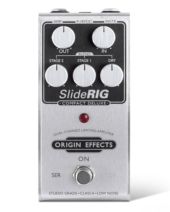 SlideRIG Compact Deluxe SR-CD Studio Style dual-chained 1176 studio style Boutique Analogue Guitar Compressor Effects Pedal Lowell George Little Feat tone