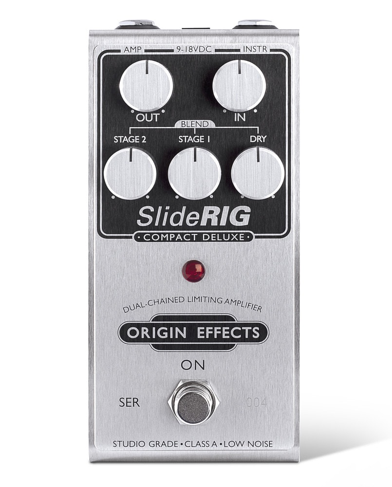SlideRIG Compact Deluxe SR-CD Studio Style dual-chained 1176 studio style Boutique Analogue Guitar Compressor Effects Pedal Lowell George Little Feat tone