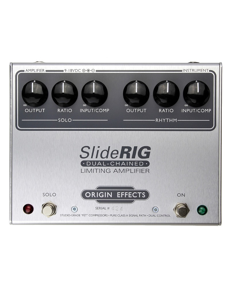 SlideRIG Origin Effects Boutique Analogue Compressor Guitar Effects Pedal Lowell George Tone Analogue UREI 1176
