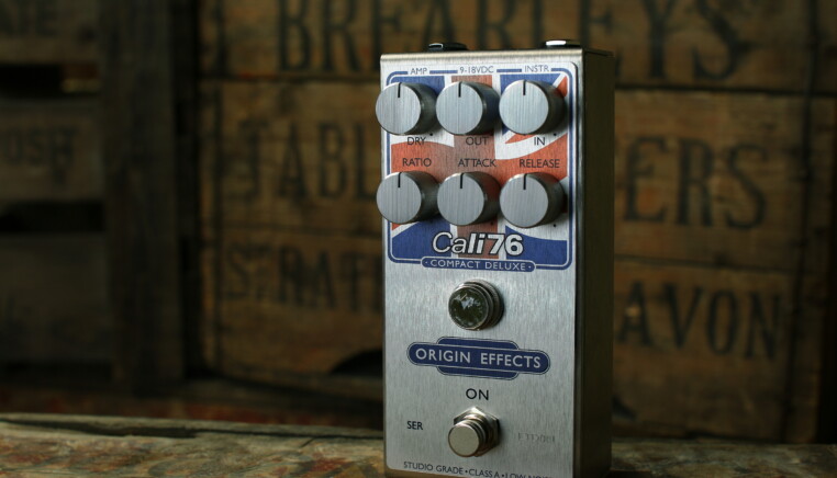 Origin Effects Celebrates 10k Sales with its Cali76 Compact Deluxe Union Jack pedal