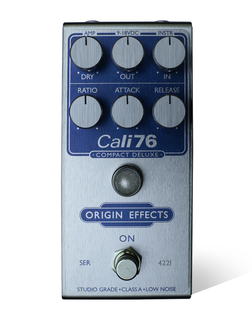 Pedal Genie Limited Edtion Blue on Silver Cali76 Compact Deluxe