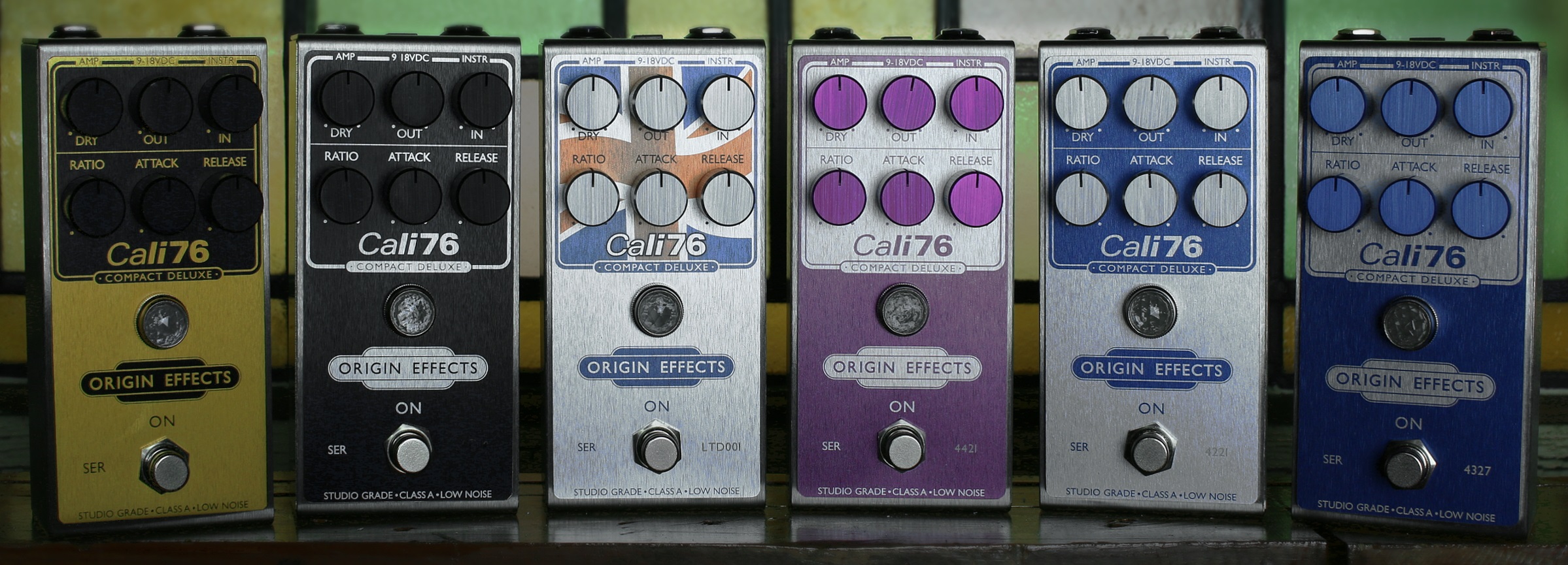Limited Edition Cali76-CD Pedals Line Up Banner – Origin Effects