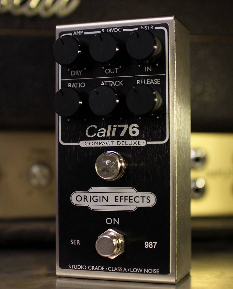 Origin Effects Cali76 Compact Deluxe Black Panel and Knobs Limited Edition Run Guitar Compressor Pedal