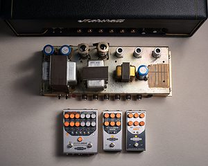 Image shows the collection of Origin Effects RevivalDRIVEs