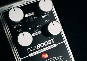 Image showing a close up of an Origin Effects DCX Boost