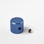 a blue knob