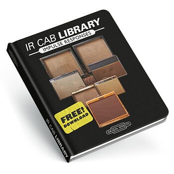 a book displaying the different amps in the free, downloadable Impulse Response Cab Library