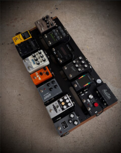 a pedalboard
