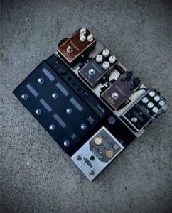 a pedalboard