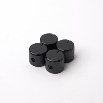 4 Black Knob Kit