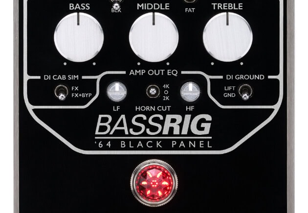 Origin Effects BASSRIG '64 Black Panel from the front