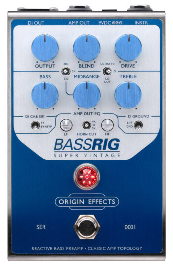 Origin Effects BASSRIG Super Vintage from the front