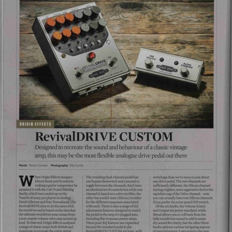Guitarist RevivalDRIVE review first page